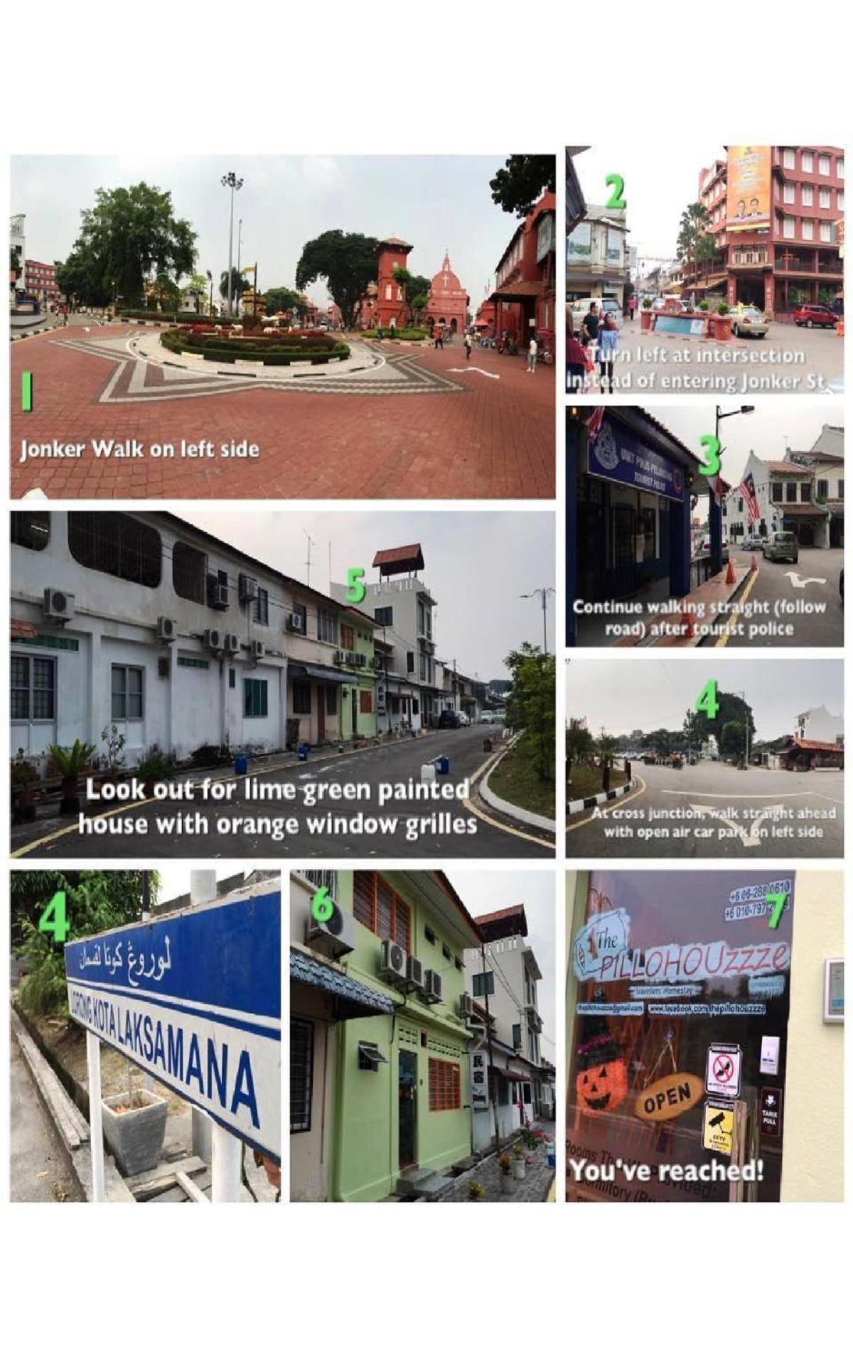 The Pillohouzzze Hotell Malacca Eksteriør bilde